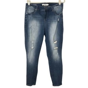 Torrid Distressed Girlfriend Jeans Women's Size 14T